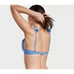 Victoria's Secret 34A,34B,34DD,34DDD BIKINI high-waist bottom BLUE RUFFLE plunge