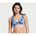 Victoria's Secret 34A,34B,34DD,34DDD BIKINI high-waist bottom BLUE RUFFLE plunge