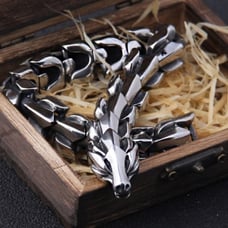 Vikings Serpent Dragon Bracelet Unisex Sz Sm 7 1/2” New