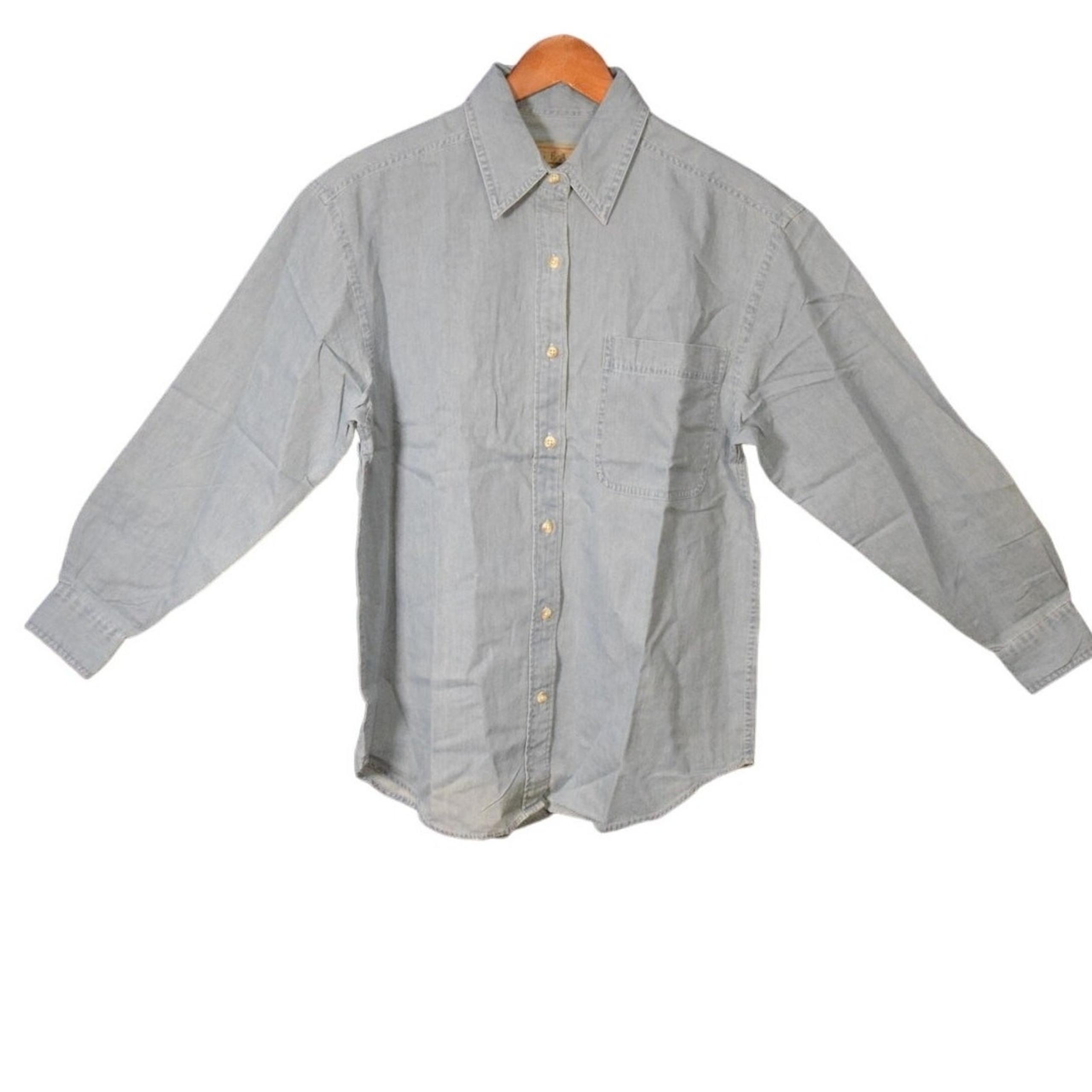 Gear For Sports Mens S Blue Cotton Chambray Button Down Shirt New W/ Tags Casual