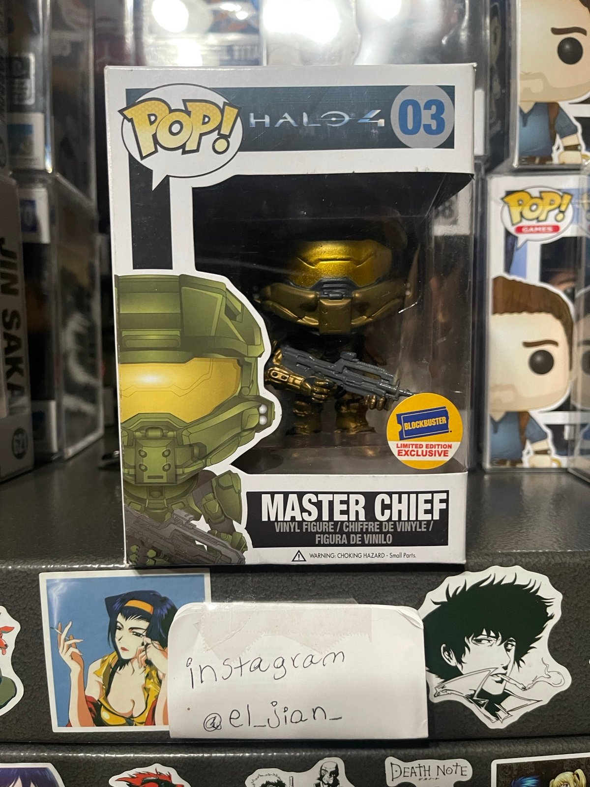 Blockbuster master chief halo Funko Pop