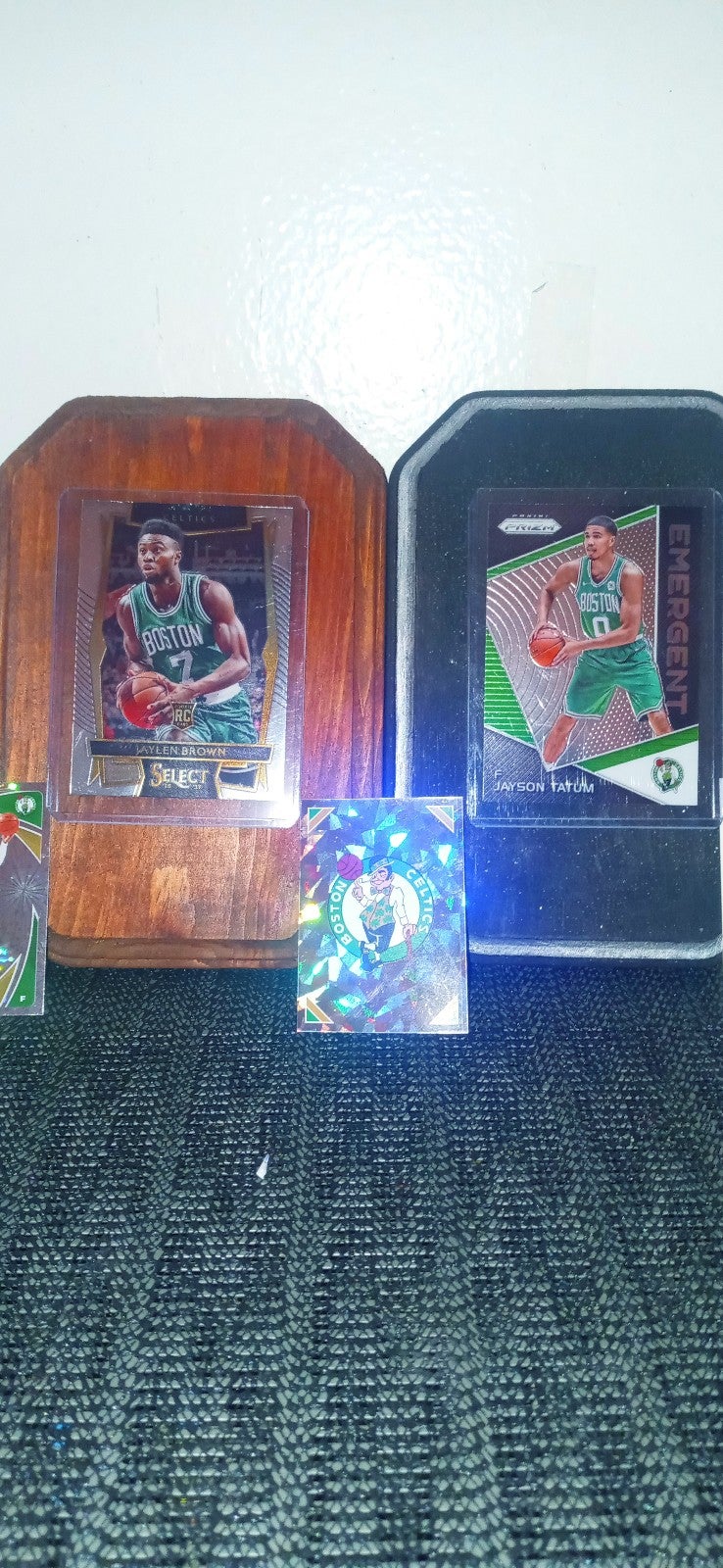 Jayson Tatum Panini Prizm Rookie Card Graded 9