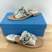Jack Rogers Jacks Flat Sandals- Neon Green Leopard- Size 7- NIB