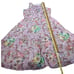 Belle Badgley Mischka Nadia Floral Sleeveless A-line Dress Lilac Size 6