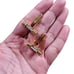 Vintage Gold & Silver Cable Steel Cuff Links 1