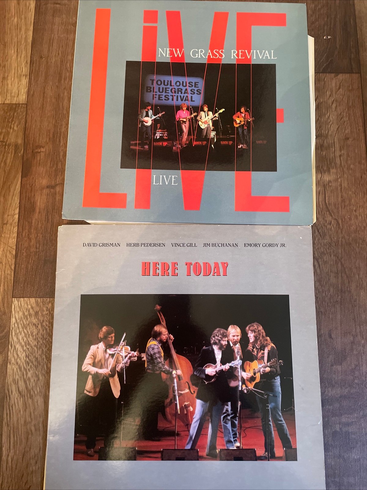 New Grass Revival/ David Grisman vinyl lot