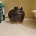 Antique Chinese Qing Dynasty Brown Glazed Soy Sauce Jug Pitcher Ewer Ceramic
