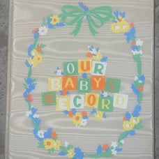 Our Baby’s Record Vintage 1980’s Baby Book