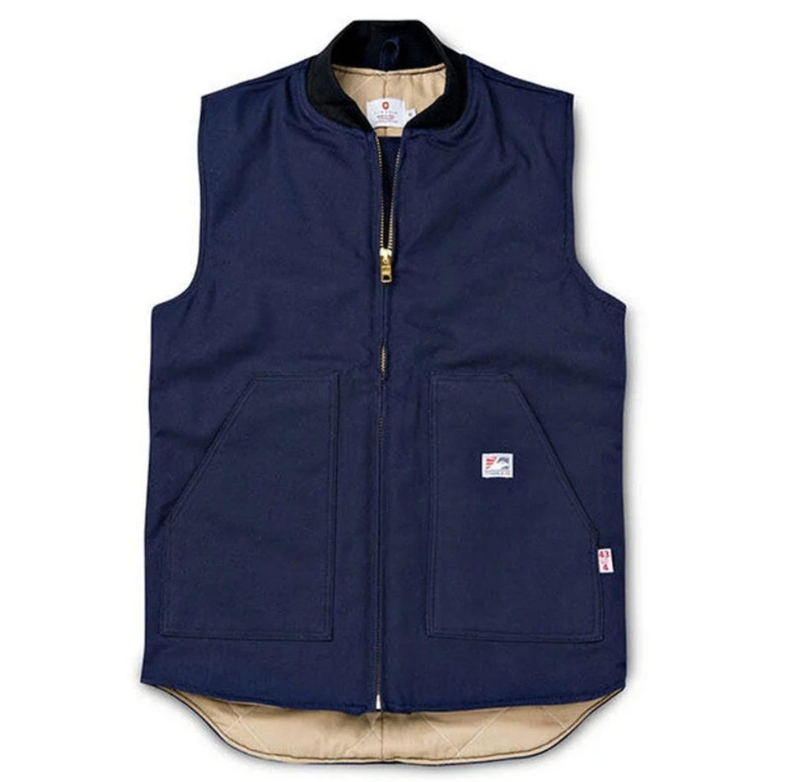 Tyndale Men's Heavyweight FR Vest Size L Blue