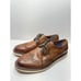 Vince Camuto Brogue Oxford Mens Size 10 Brown Leather Shoes