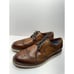 Vince Camuto Brogue Oxford Mens Size 10 Brown Leather Shoes