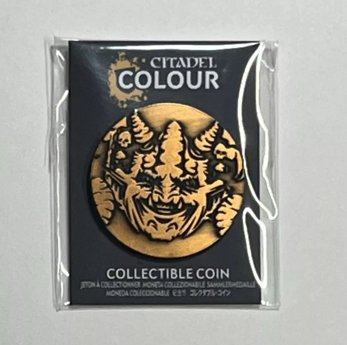 Warhammer 40,000 Limited Edition Golden Daemon Citadel Color Collectible Coin