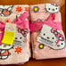 Hello Kitty Hand Towels, 2 sets of 2