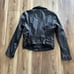 Lucky Brand Lambskin Leather Classic Moto Biker Jacket, Black, Small
