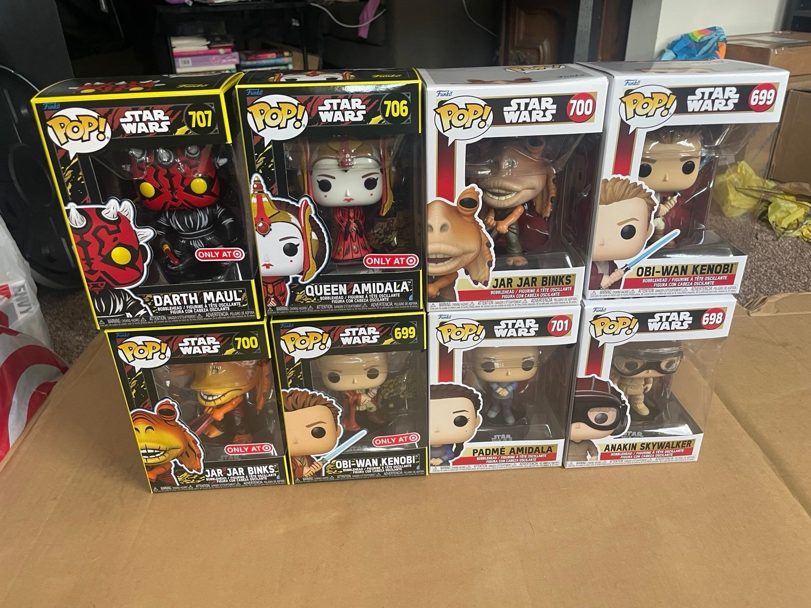 DISCOUNTED Star Wars The Phantom Menace Collection Funko Pop