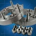 2x 4x137/4x137-110-10x1.25-1 ATV Wheel Spacers 1 10x1.25 For Arctic Cat Bombard