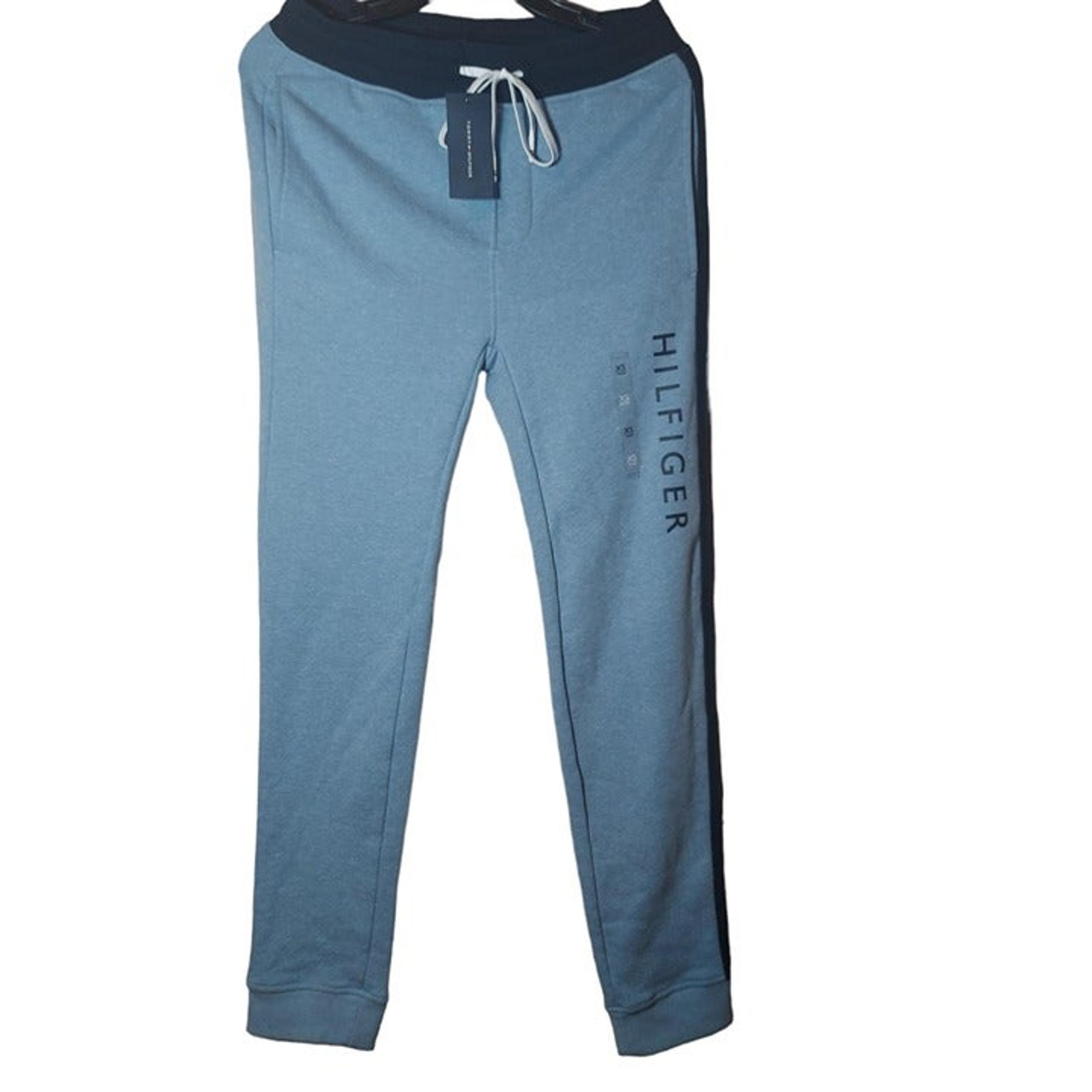 Tommy Hilfiger Mens Elastic Waistband Drawstring Modern Jogger Fleece Sweatpants