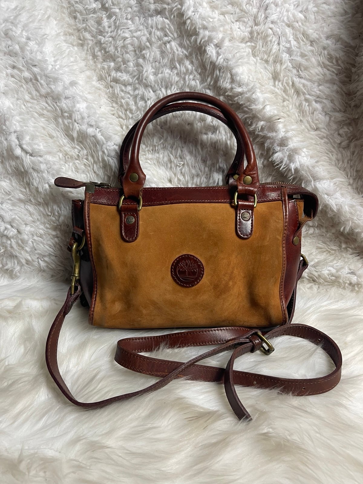 Timberland Leather Shoulder Handbags | Mercari