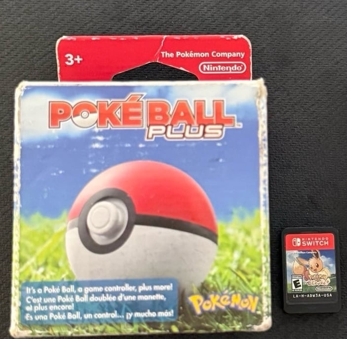Sealed Pokeball Plus with Mew & Eevee Game!