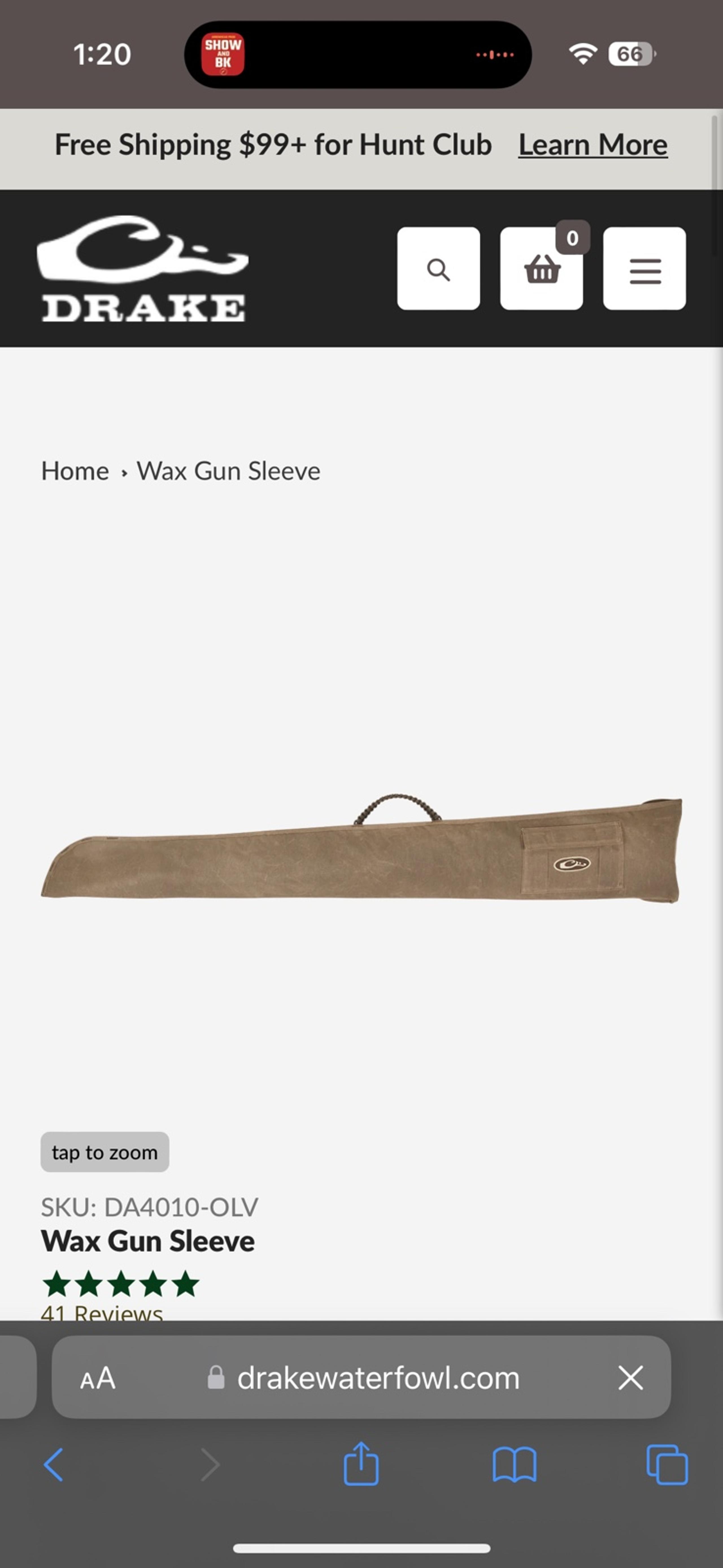 Drake Gun Sleeve
