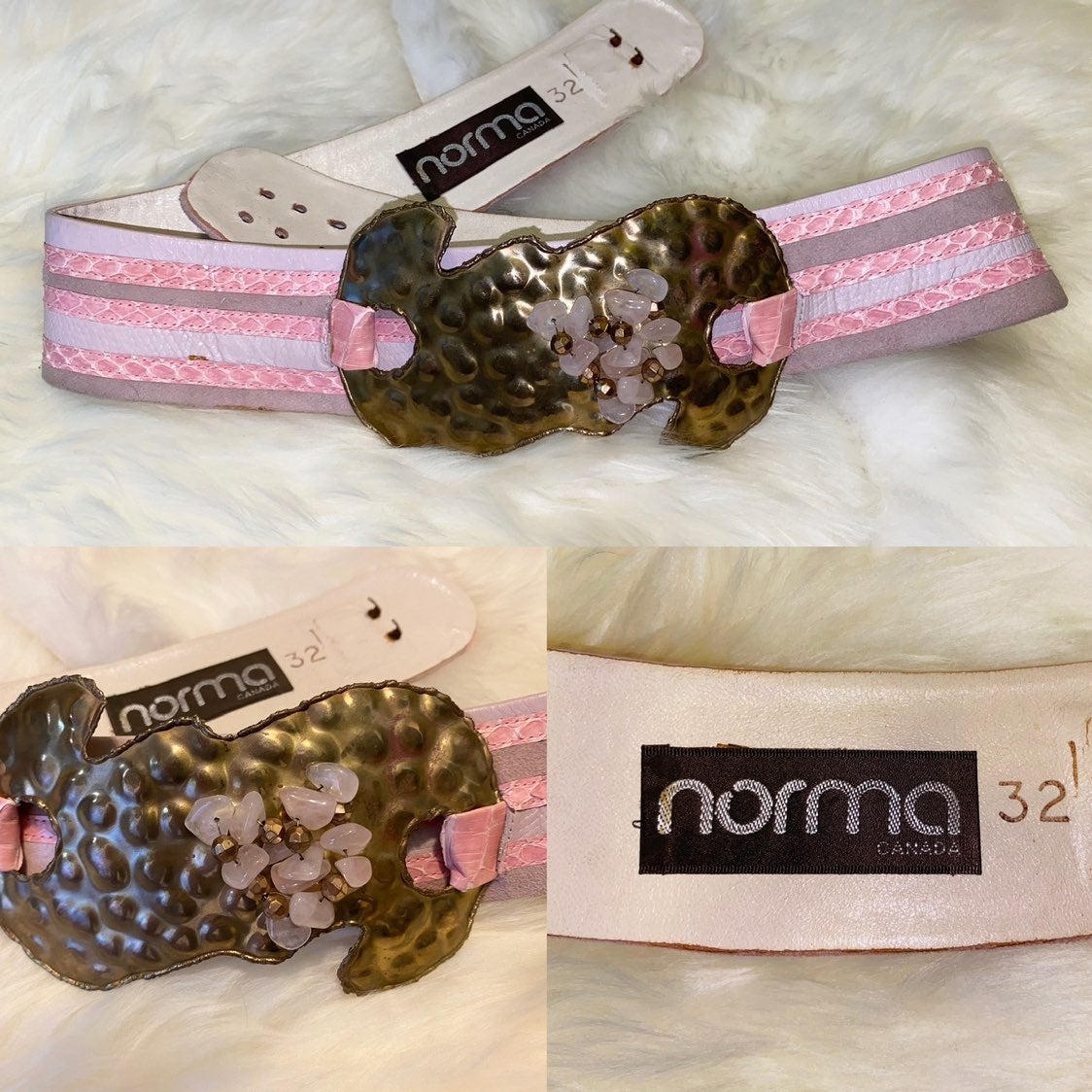 Vintage Norma | Canada Exotic skin Belt