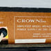 Crown MS-A2000 Amplifier Vintage