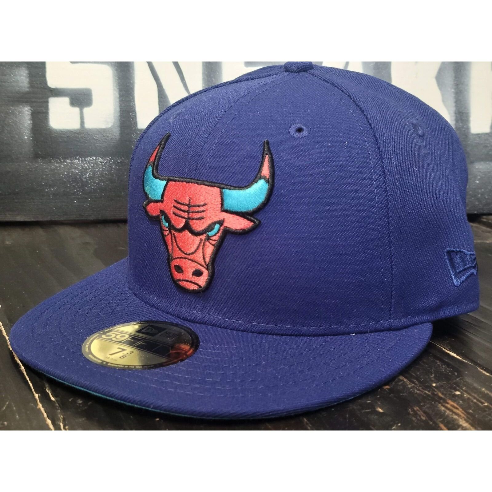 New Era 59Fifty Chicago Bulls Jelly Purple/Pink/Blue Fitted Hat Cap Men 7 1/8