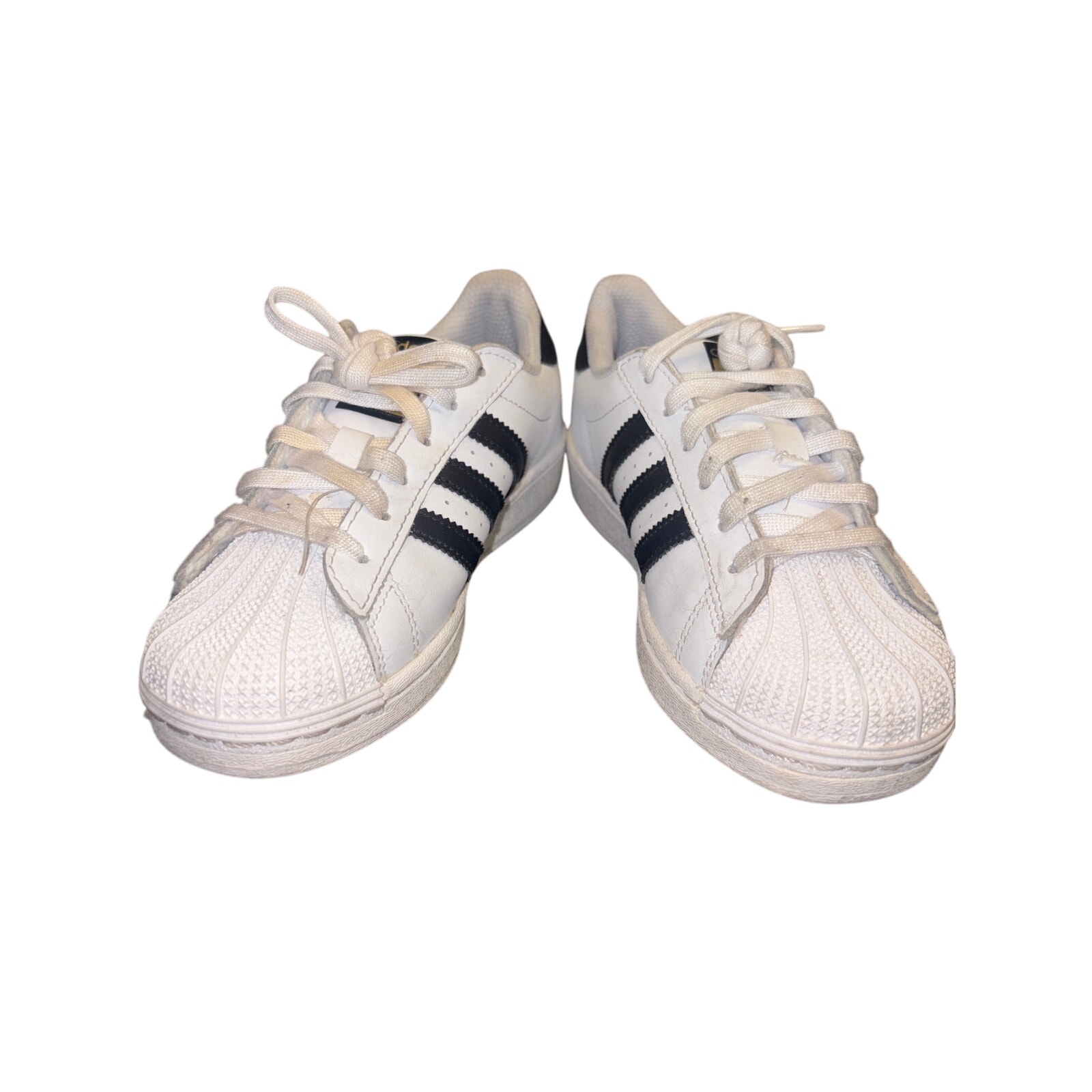Adidas White & Black Kids Sneaker Sz 1