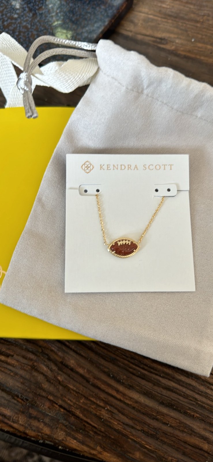 Kendra Scott FOOTBALL NECKLACE