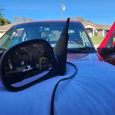 F150 Driverside mirror with blinker on edge