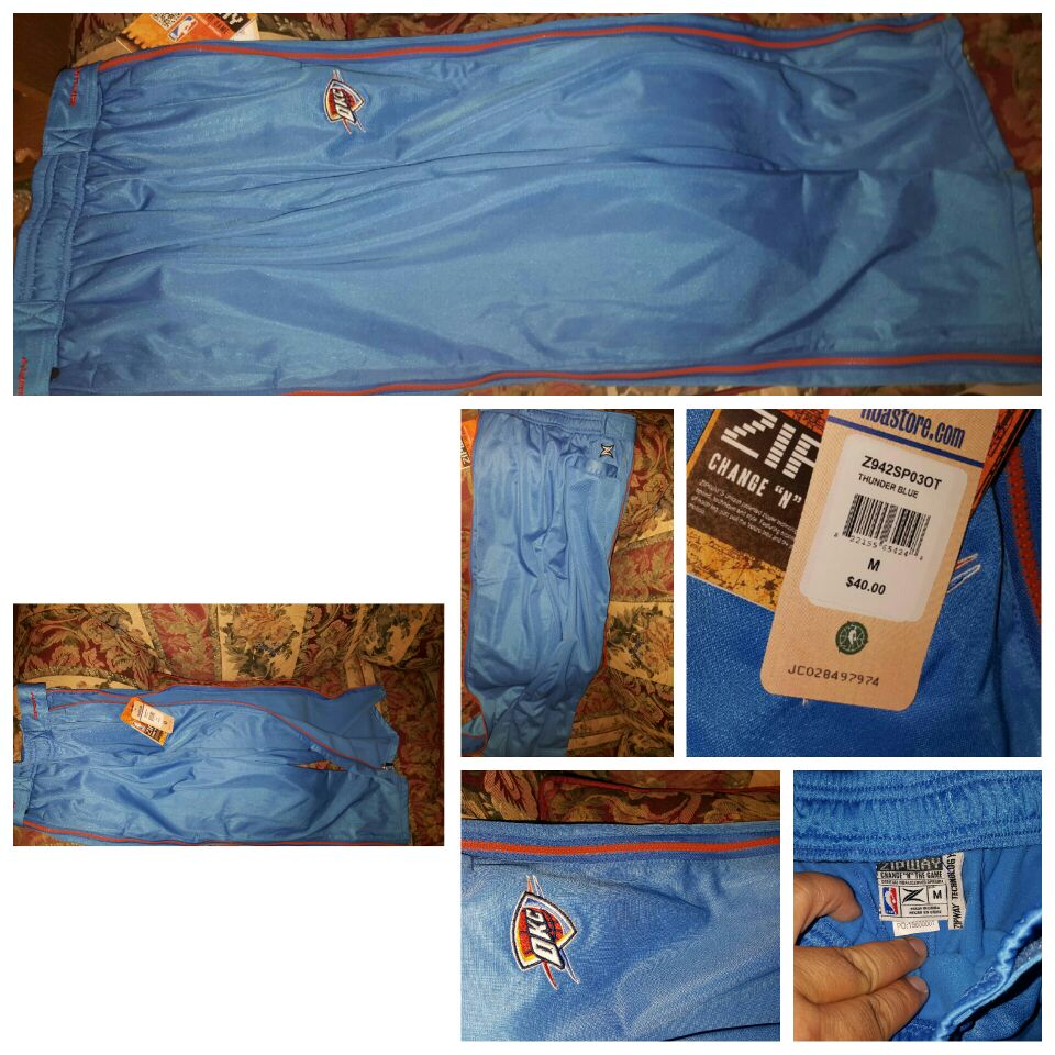 Oklahoma City Thunder zip basketballpant
