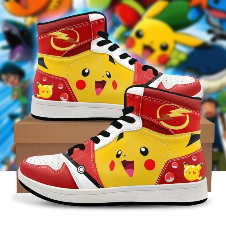 Pokemon Special Edition Sneaker Shoes for Kids Men Women PikaPika lightning
