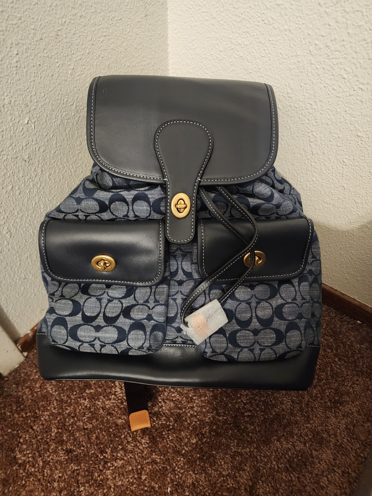 Coach Denim Backpack