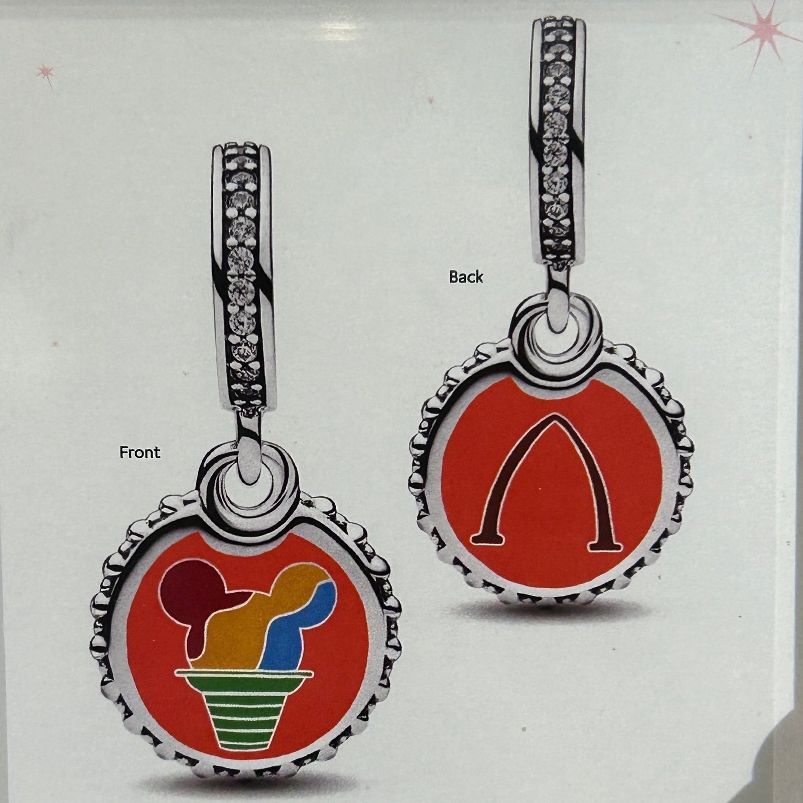 New Disney Shave Ice Dangle Charm Pandora Jewelry Gift Present Anniversary