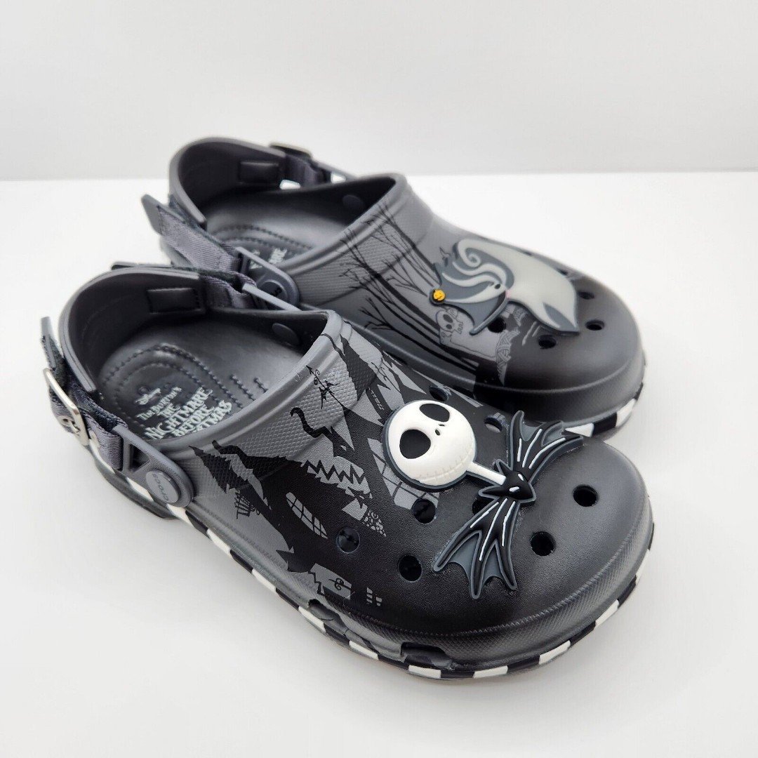 Disney Parks Nightmare Before Christmas Jack Zero Adult Clogs Crocs Size M8/W10