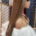 Brown blonde balayage lace front wig