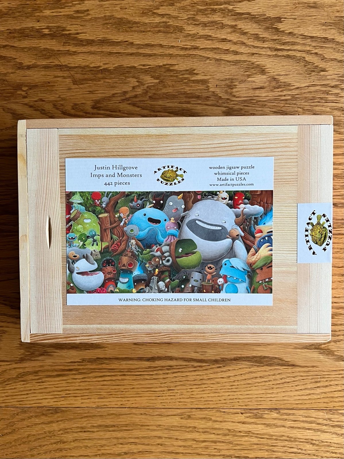 Artifact Puzzles: Imps and Monsters, 442 pieces, wooden puzzle