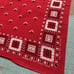 Vintage fast color bandana tuside red selvedge workwear geometric cotton