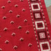 Vintage fast color bandana tuside red selvedge workwear geometric cotton