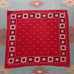 Vintage fast color bandana tuside red selvedge workwear geometric cotton