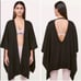Lululemon Free To Coast Wrap Black One Size Cotton Polyester Silk Sweater Shawl