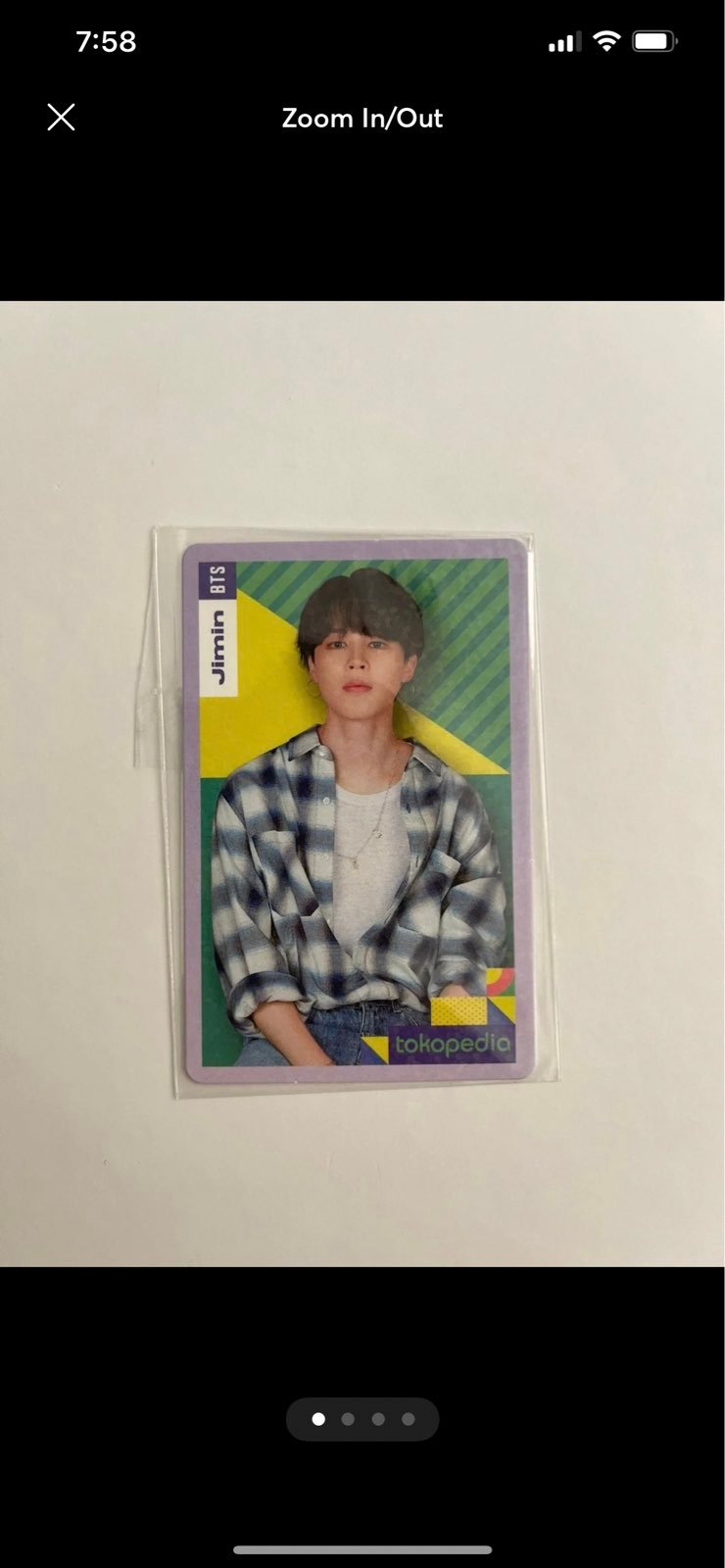 BTS x Tokopedia WIB Jimin Holo Photocard