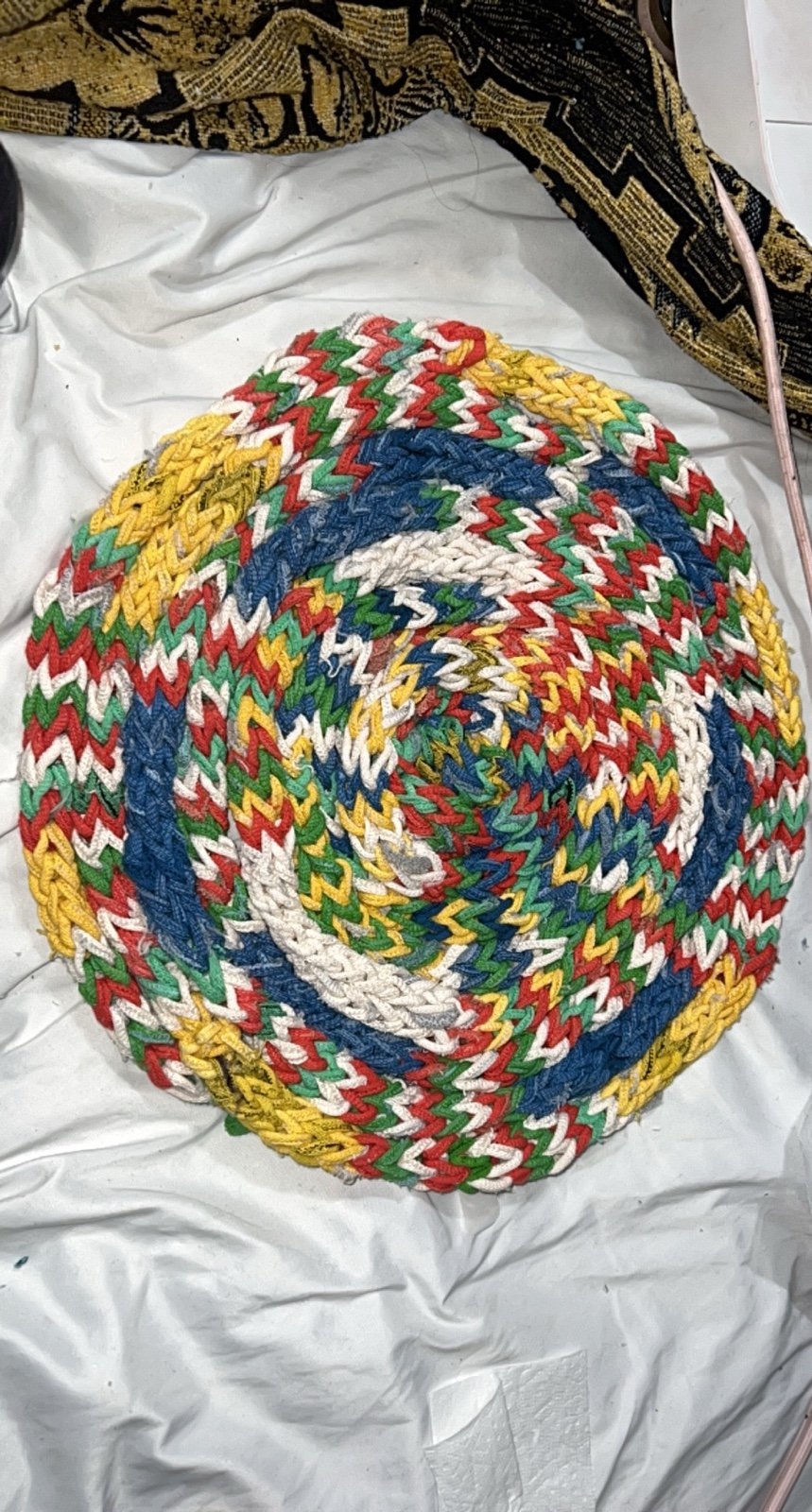 Handmade weaved rug