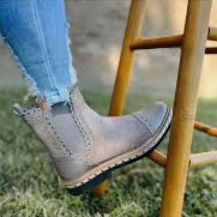 Free People Atlas Chelsea Boots in Taupe