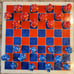 The Battle of the Mushrooms Glow-in-the-Dark Checkerboard – Handmade & Unique