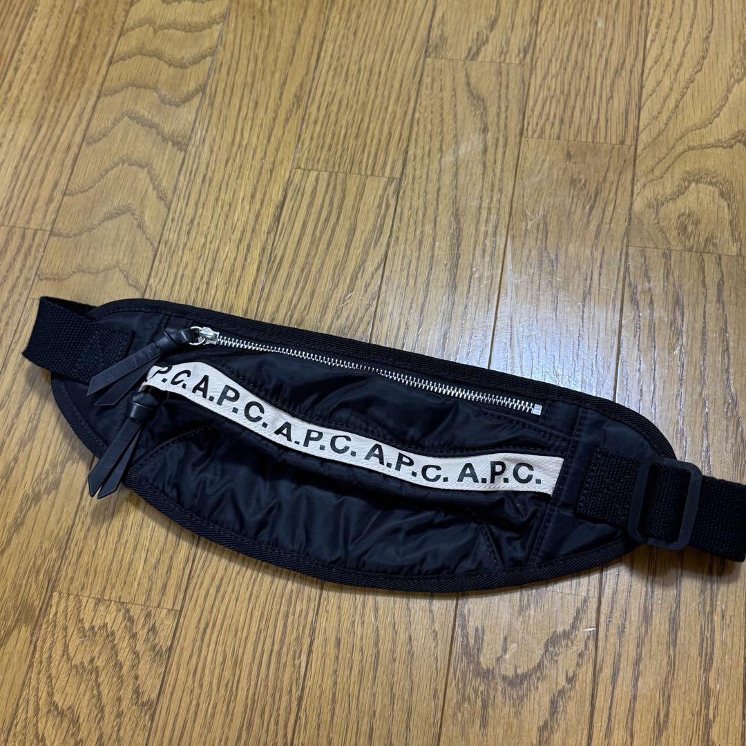A.P.C. Black Waist Bag