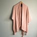 JANICE Soft Pom Pom Shawl wrap in pink one size New with tag