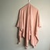 JANICE Soft Pom Pom Shawl wrap in pink one size New with tag