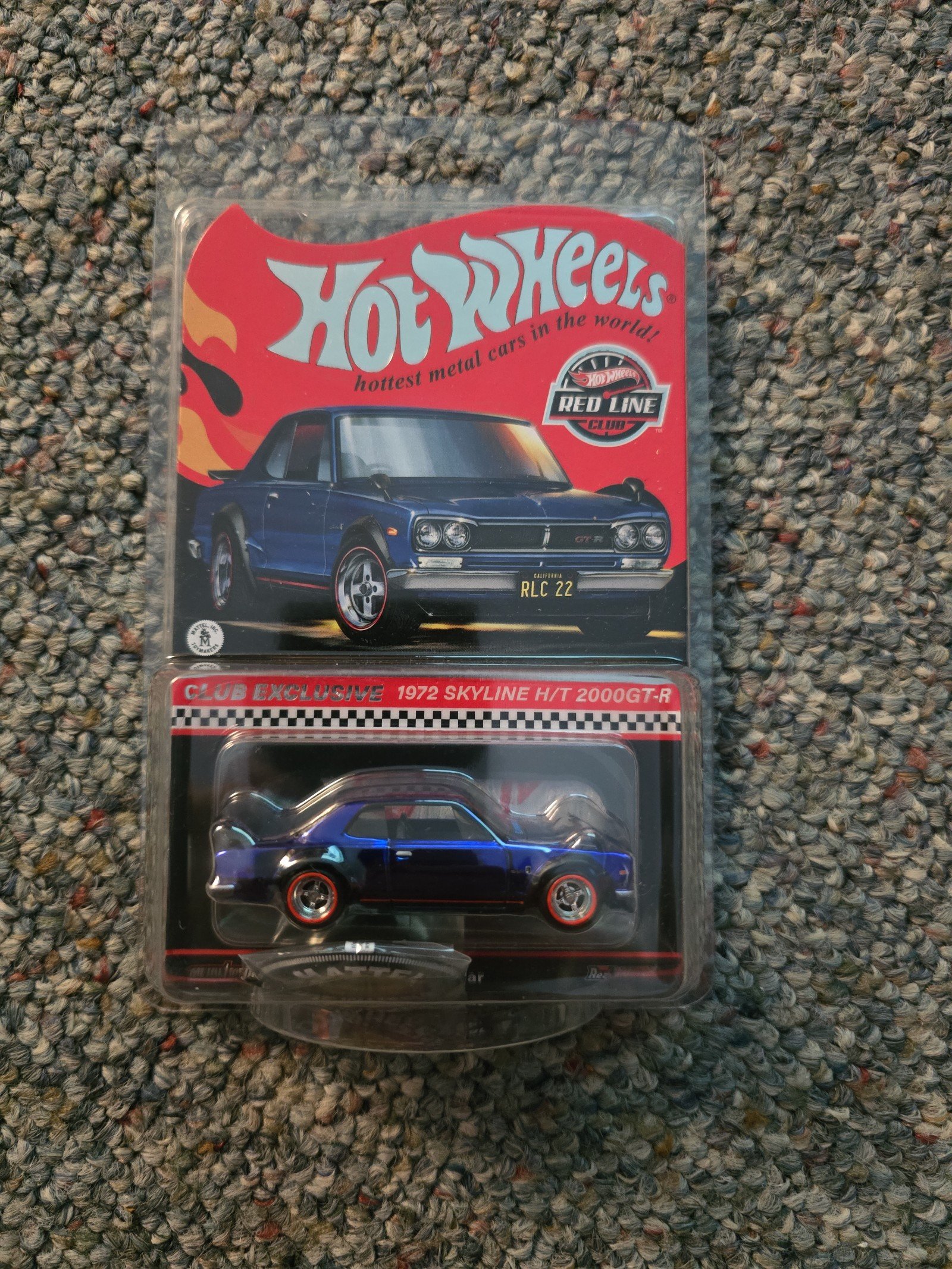 2022 Hot Wheels RLC Red Line Club Car 1972 Skyline H/T 2000GT-R