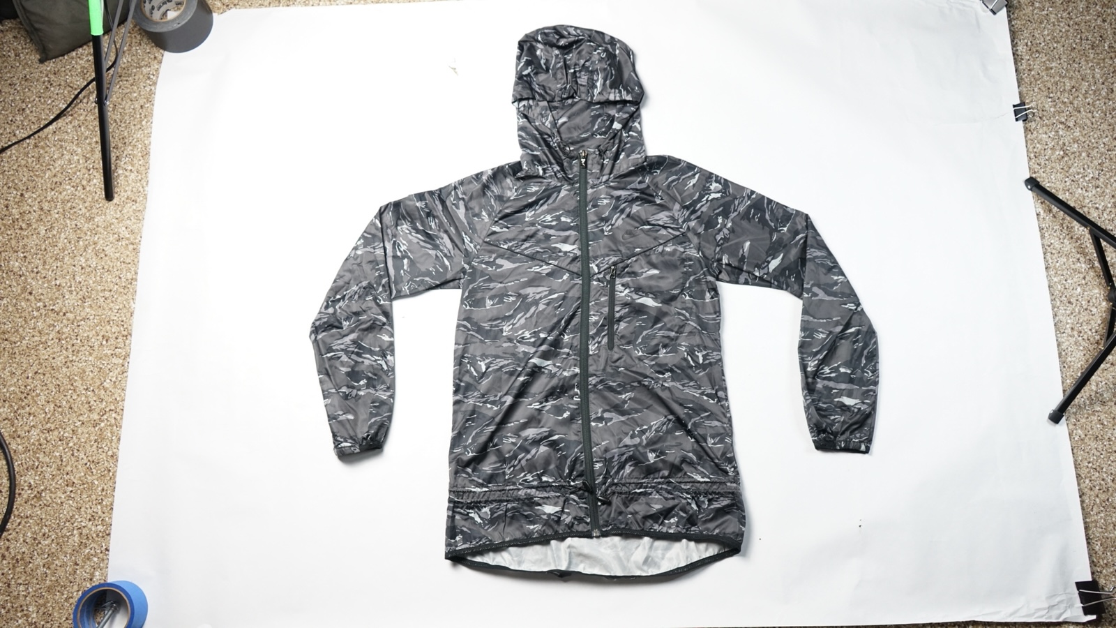 Nike Running Wind Breaker - Black Tiger Camo - Women’s